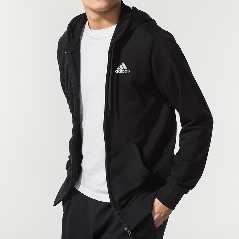  1-سویی شرت مردانه آدیداس Men's adidas Hooded Jacket Black HB5081 